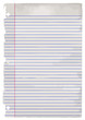 Old Student Writing Paper