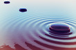 stones in a water