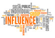 Word Cloud "Influence"
