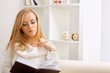 Photo: girl reading book girl reading book