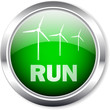 Vector: wind energy,wind turbine,run button,concept,vector wind energy,wind turbine,run button,concept,vector