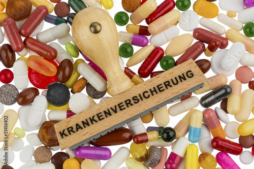 Photo: Stempel auf bunten Tabletten Stempel auf bunten Tabletten