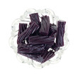 Black cherry licorice candy in bowl