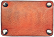 Business wide and long texture of leather blank label