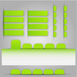 Vector: Template for site menu Template for site menu