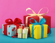 variety of gift boxes