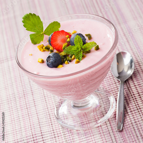 Photo: Delicious berry dessert Delicious berry dessert