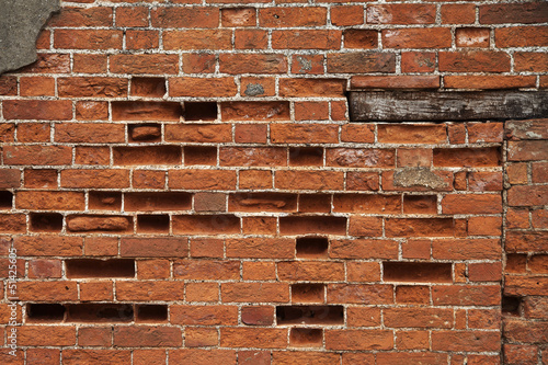 Photo: Brick Wall Background. Brick Wall Background.