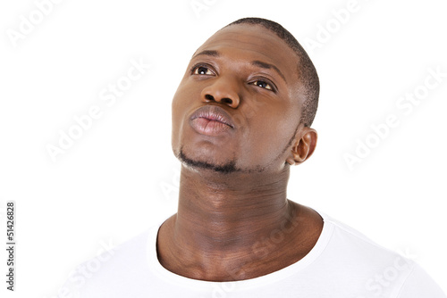 Photo: Man thinking Man thinking