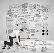 Man Drawing Plan