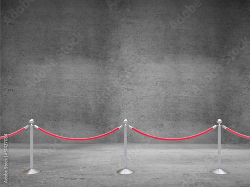 Illustration: stanchions barrier stanchions barrier