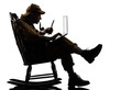 sherlock holmes silhouette computing