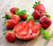Minze, Erdbeeren