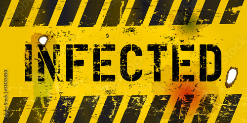 Vector: computer virus warning sign, vector, xxl format computer virus warning sign, vector, xxl format