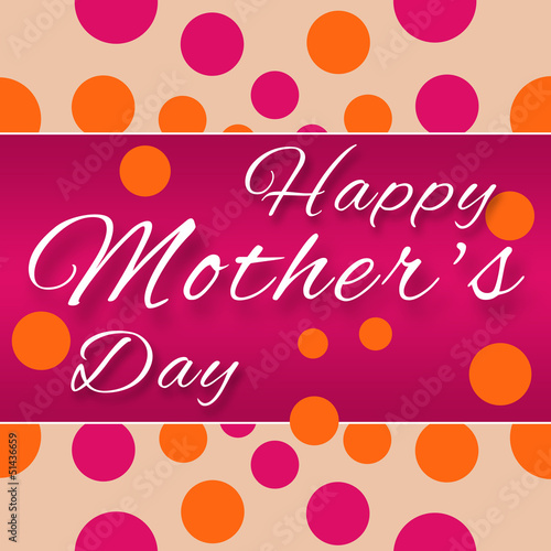 Illustration: Mothers Day - Purple Pink Horizontal Mothers Day - Purple Pink Horizontal
