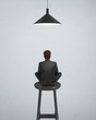 businessman sitting