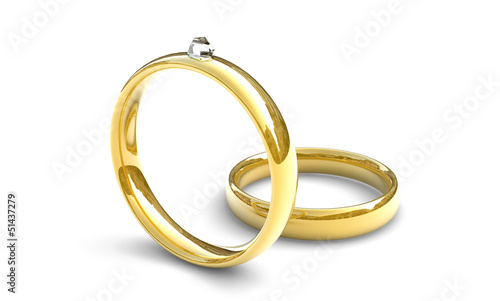 Illustration: Eheringe, Konzept Heiraten Eheringe, Konzept Heiraten