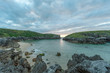 Deserted cove, evening