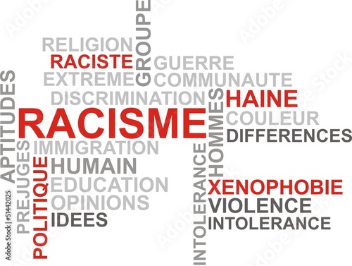 Vector: fond racisme fond racisme