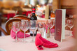 Foto: Served Wine restaurant table Served Wine restaurant table