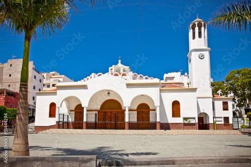 Photo: Virgen del Carmen Church at Los Cristianos, Tenerife Virgen del Carmen Church at Los Cristianos, Tenerife