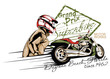 Super bike rider