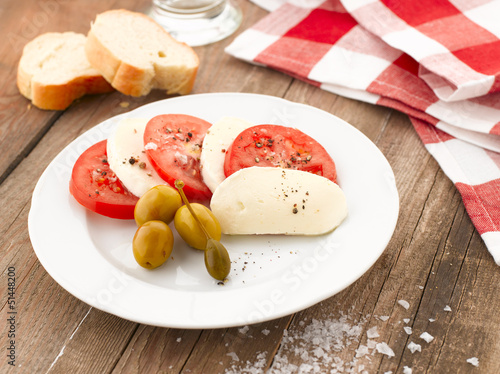 Photo: Caprese salad Caprese salad