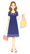 買い物女性