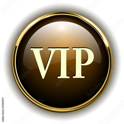 Vector: VIP badge gold metallic VIP badge gold metallic
