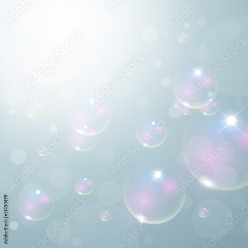 Vector: Abstract bubbles background Abstract bubbles background