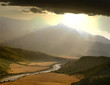 Photo: Sunset On Vjosa River, Albania Sunset On Vjosa River, Albania