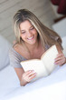 Woman reading a book