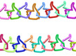 Illustration: Social media link thumbs up likes Social media link thumbs up likes