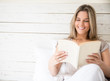 Woman reading a book