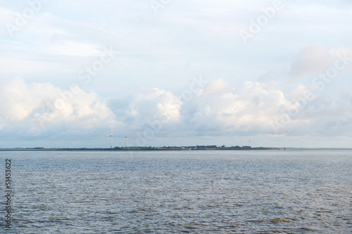 Photo: Industrial harbor with wind turbines Industrial harbor with wind turbines