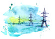 power line