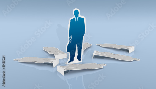 Illustration: concept of success and failure concept of success and failure