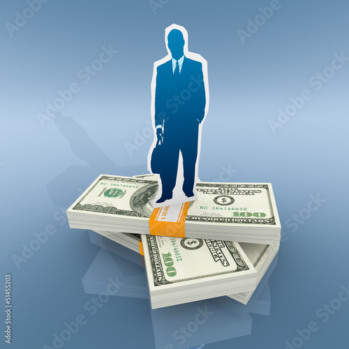Illustration: concept of business success concept of business success