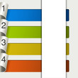 Vektor: vector web template - 4 steps, options, banners - EPS 10 vector web template - 4 steps, options, banners - EPS 10
