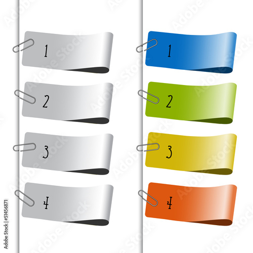 Vector: web template - 4 steps, options, navigation - EPS 10 web template - 4 steps, options, navigation - EPS 10