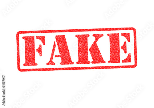 Illustration: FAKE Rubber Stamp FAKE Rubber Stamp