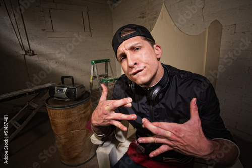 Photo: Silly Man with Crossed Fingers Silly Man with Crossed Fingers