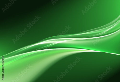 Illustration: Awesome abstract eco liquid wave on green background Awesome abstract eco liquid wave on green background