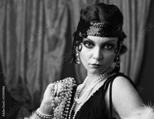 Photo: retro flapper style retro flapper style