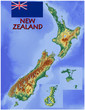 New Zealand Oceania national emblem map symbol motto