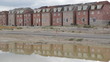 New houses. Housing developement in Toronto, Ontario.