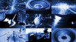Music Montage in Blue