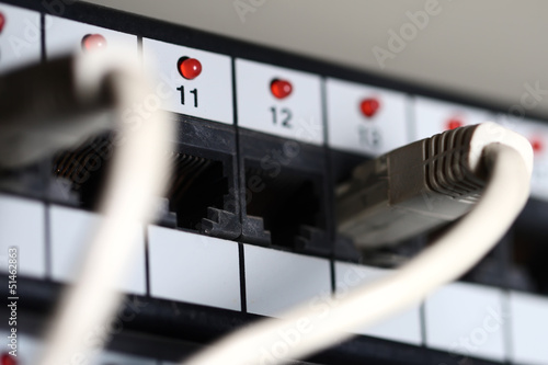 Photo: Direct line of network to attached device Direct line of network to attached device