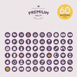 Set of premium shopping icons