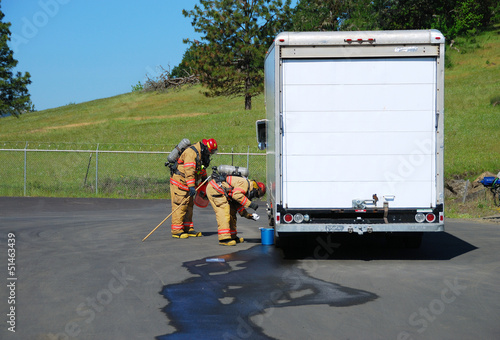 Photo: Haz Mat Entry Haz Mat Entry